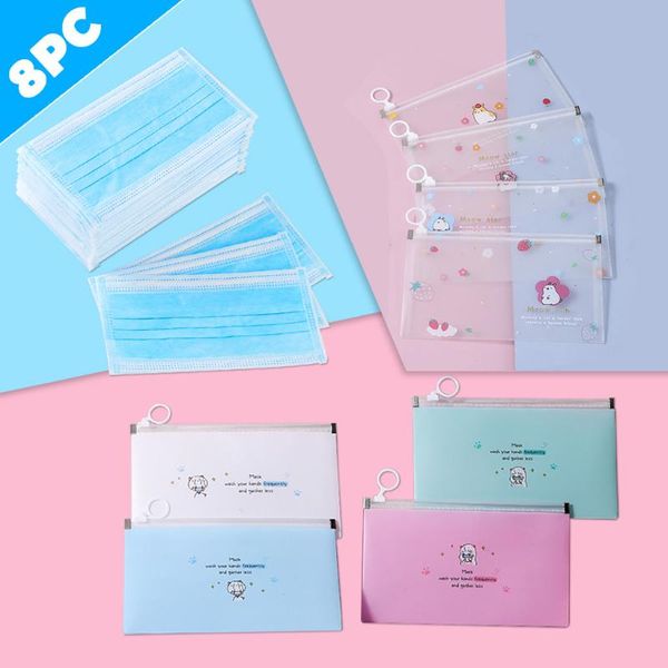storage bags 8/16pcs fashion mask cover bag portable facemask holder face box case save boxes caja para guardar mascarillas
storage bags 8/16pcs fashion mask cover bag portable facemask holder face box case save boxes caja para guardar mascarillas