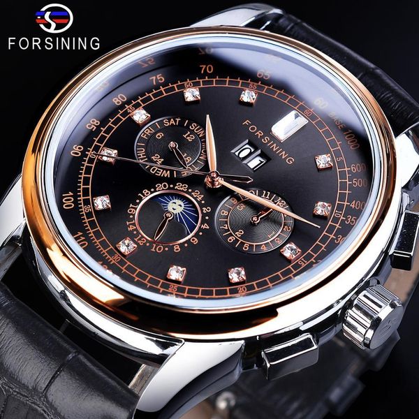 refining 2019 mechanical automatic man clock fire luxury diamond black leather band fashion 3 dial, Slivery;brown
refining 2019 mechanical automatic man clock fire luxury diamond black leather band fashion 3 dial, Slivery;brown