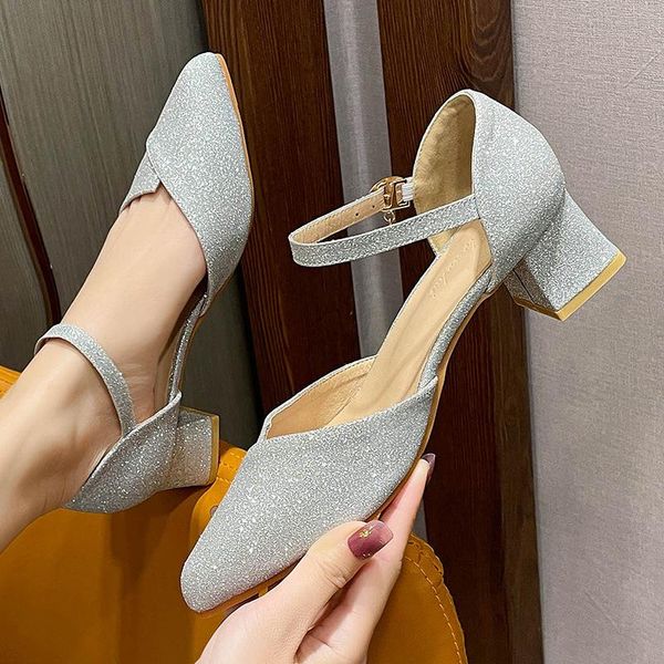 sandals 2021 summer fashion comfortable women's pointed toe buckle wear-resistant casual mature high heels 34-40, Black
sandals 2021 summer fashion comfortable women's pointed toe buckle wear-resistant casual mature high heels 34-40, Black
