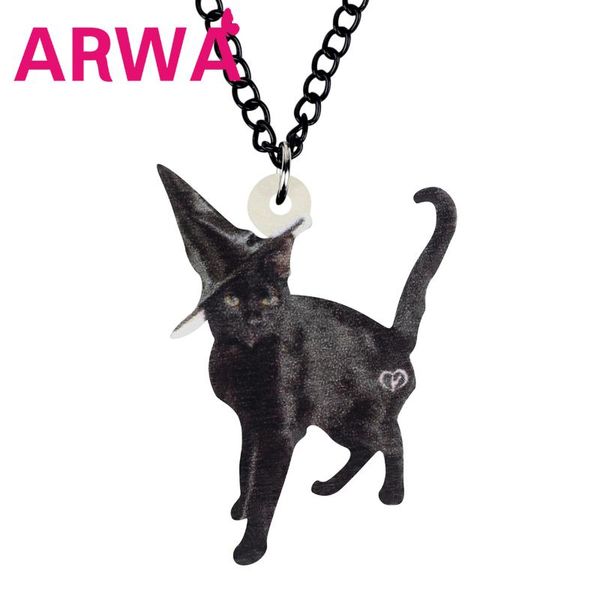 acrylic halloween hat black cat kitten necklace chain cute animal pets pendant jewelry for women kids friends classic gift necklaces, Silver
acrylic halloween hat black cat kitten necklace chain cute animal pets pendant jewelry for women kids friends classic gift necklaces, Silver
