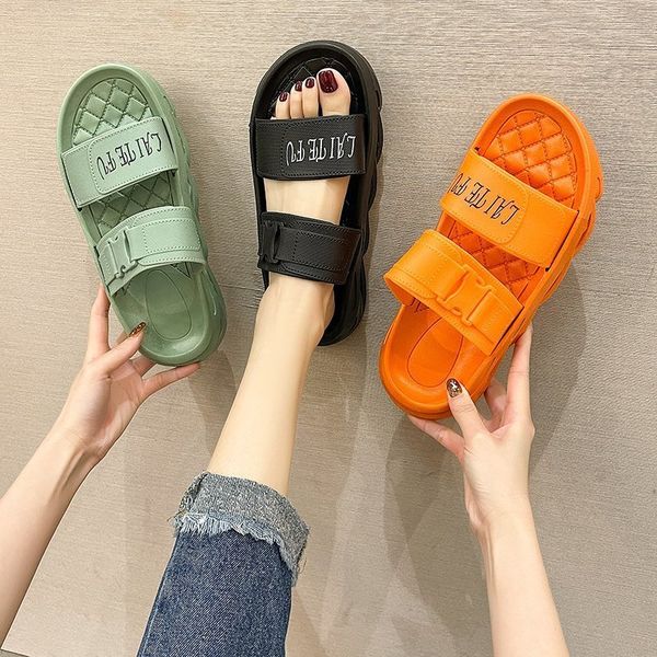 fashion simple wear low heel flat bottom sandals women's summer new two with soft bottom beach slippers women's fashion, Black
fashion simple wear low heel flat bottom sandals women's summer new two with soft bottom beach slippers women's fashion, Black