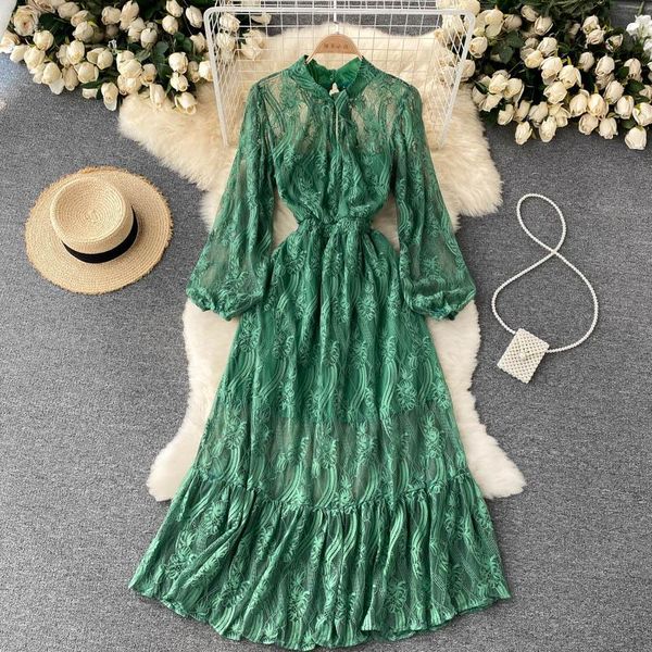 casual dresses zcwxm french dress women elegant sweet long puff sleeve o neck lace a-line black 2021 autumn fashion streetwear robes, Black;gray
casual dresses zcwxm french dress women elegant sweet long puff sleeve o neck lace a-line black 2021 autumn fashion streetwear robes, Black;gray