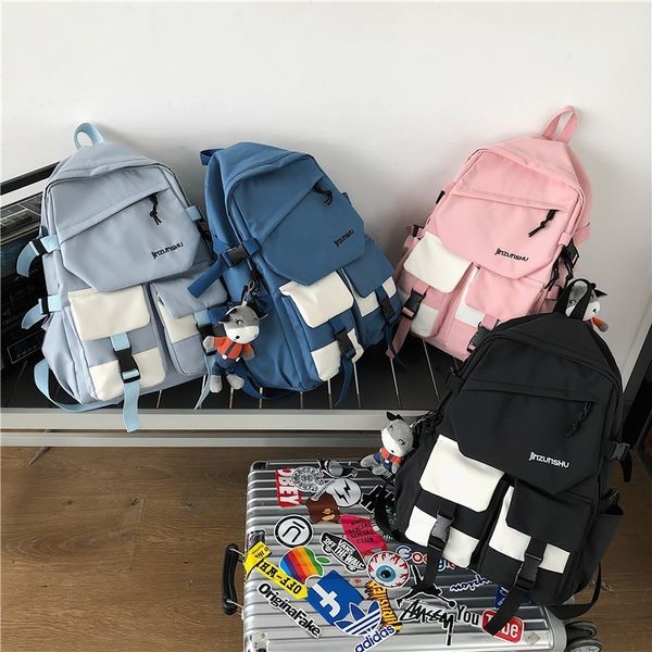 large capacity women backpack cute pendant kawaii student school bags for teenager girls 2021 mochilas
large capacity women backpack cute pendant kawaii student school bags for teenager girls 2021 mochilas