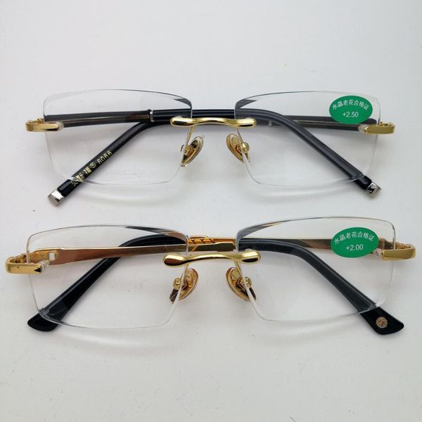 vazrobe glass reading glasses male women clear vision anti scratch presbyopia eyeglasses rimless spectacles sunglasses, White;black
vazrobe glass reading glasses male women clear vision anti scratch presbyopia eyeglasses rimless spectacles sunglasses, White;black