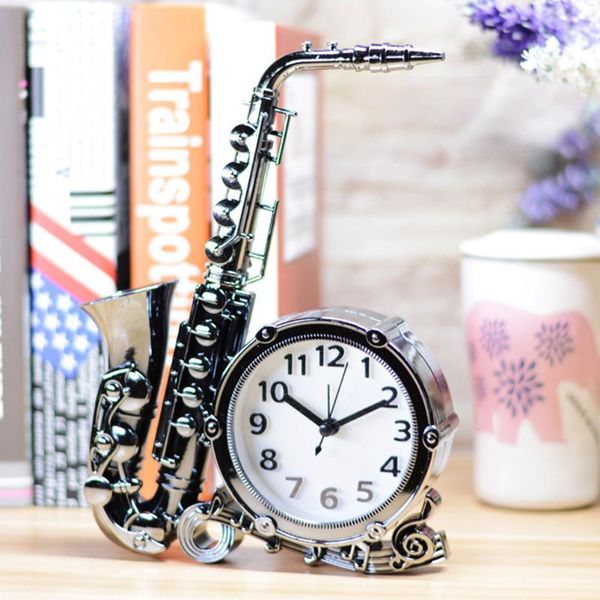 other clocks & accessories saxophone shaped alarm clock retro decorative bedside for bedroom home without battery (random color)
other clocks & accessories saxophone shaped alarm clock retro decorative bedside for bedroom home without battery (random color)