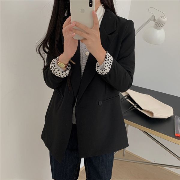 women's suits & blazers coat long sleeve warm casual spring plus size 9c9i, White;black
women's suits & blazers coat long sleeve warm casual spring plus size 9c9i, White;black