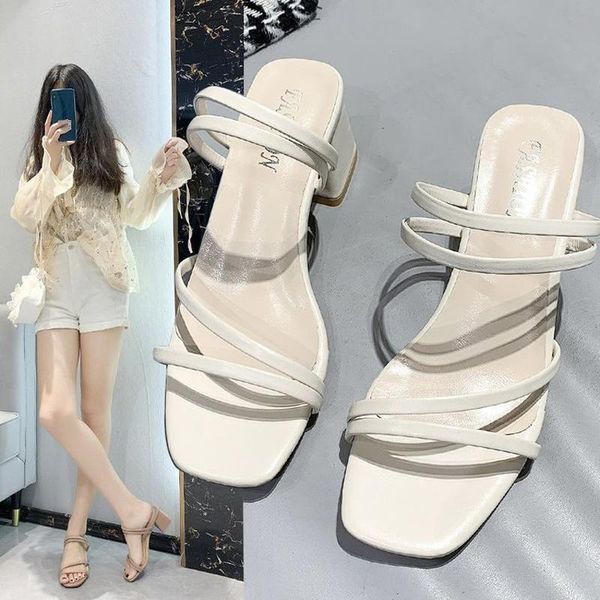 slippers 2021 women square toe khaki sandal summer shoes woman black slides slipper female high heel beige vintage sandels
slippers 2021 women square toe khaki sandal summer shoes woman black slides slipper female high heel beige vintage sandels