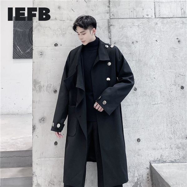 iefb asymmetrical design with multi-metal buttons decorated black windbreaker high street trend mid-length trench coat 9y4719 210524, Tan;black
iefb asymmetrical design with multi-metal buttons decorated black windbreaker high street trend mid-length trench coat 9y4719 210524, Tan;black
