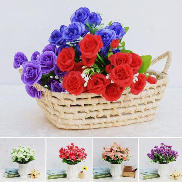 decorative flowers & wreaths pastoral simulation bouquet 7 forks and 21 heads of persian rose buds, home wedding decoration, silk flowers, f
decorative flowers & wreaths pastoral simulation bouquet 7 forks and 21 heads of persian rose buds, home wedding decoration, silk flowers, f