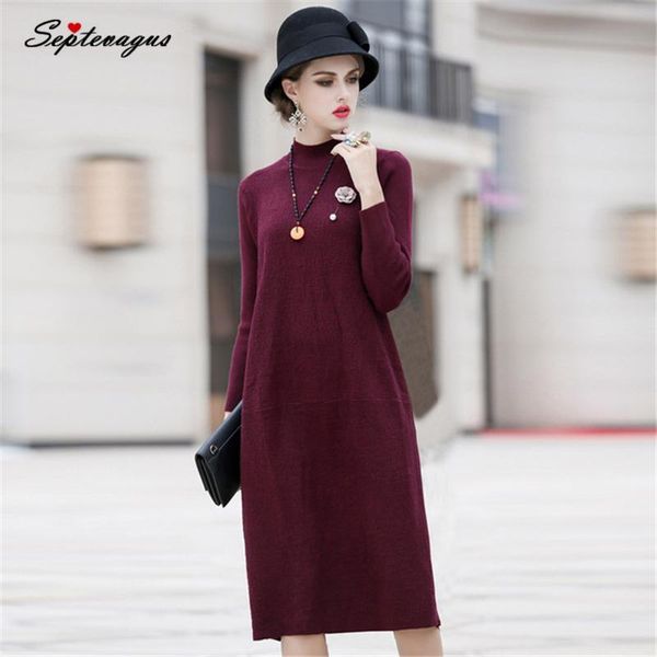 casual dresses women autumn winter fashion long dress elegant wool wam sleeved knitted stand collar female dresses;robe hiver 2021, Black;gray
casual dresses women autumn winter fashion long dress elegant wool wam sleeved knitted stand collar female dresses;robe hiver 2021, Black;gray