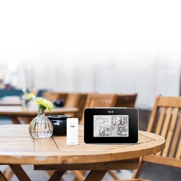 multifunction wireless weather clock indoor outdoor hygrometer digital forecast barometer calendar alarm clo desk & table clocks
multifunction wireless weather clock indoor outdoor hygrometer digital forecast barometer calendar alarm clo desk & table clocks