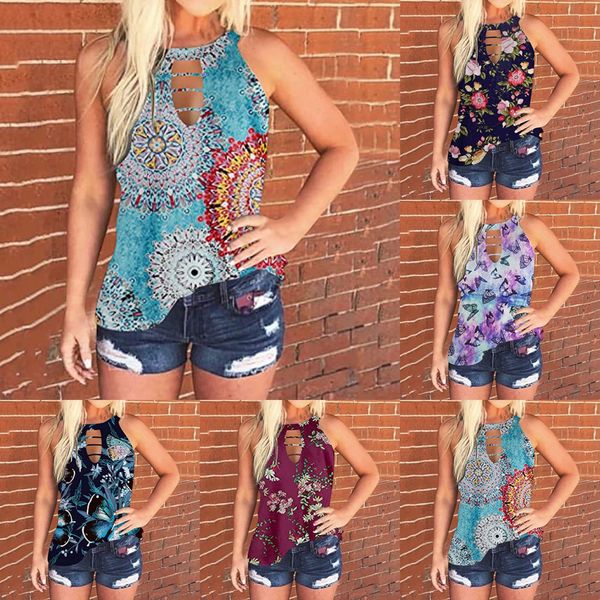 women europe and the united states women's 2021 summer new cut out sunflower printing neck, White
women europe and the united states women's 2021 summer new cut out sunflower printing neck, White