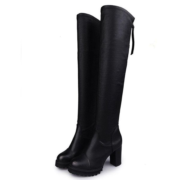 boots western style suede slim over the knee high women snow women's fashion winter thigh shoes woman, Black
boots western style suede slim over the knee high women snow women's fashion winter thigh shoes woman, Black