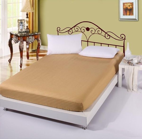1pcs 100% cotton satin stripe mattress cover twin full queen king 8 size fitted bed sheet solid color sheets & sets
1pcs 100% cotton satin stripe mattress cover twin full queen king 8 size fitted bed sheet solid color sheets & sets