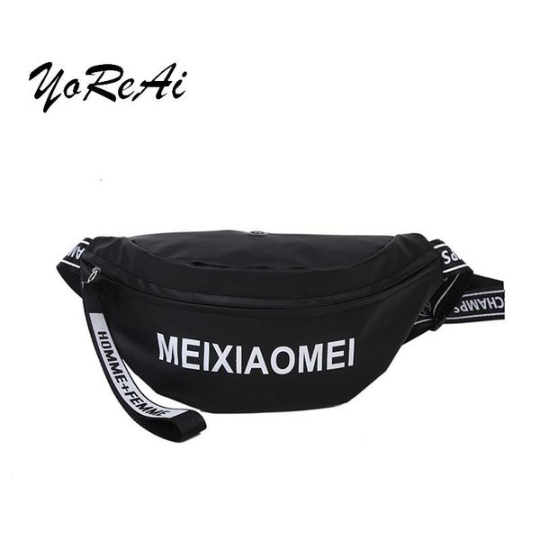 women's nylon messenger bag korean version of simple shoulder ins student fashion sports waist letter bags
women's nylon messenger bag korean version of simple shoulder ins student fashion sports waist letter bags