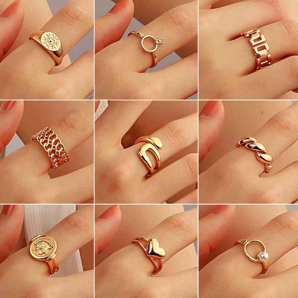 designer rings 2021 new minimalist metal for women fashion creative hollow irregular geometric opening ring birthday party jewelry gift, Golden;silver
designer rings 2021 new minimalist metal for women fashion creative hollow irregular geometric opening ring birthday party jewelry gift, Golden;silver