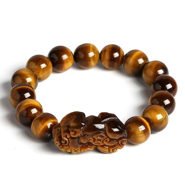 beaded, strands natural yellow tiger eye stone beads brave troops bracelets simple fashion beaded bracelet for men jewelry good quality, Black
beaded, strands natural yellow tiger eye stone beads brave troops bracelets simple fashion beaded bracelet for men jewelry good quality, Black
