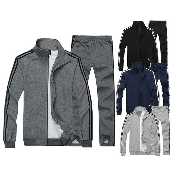 men s 2 piece full zip tracksuit sweatsuit jogging suit street casual long sleeve thermal warm breathable soft fitness, Gray
men s 2 piece full zip tracksuit sweatsuit jogging suit street casual long sleeve thermal warm breathable soft fitness, Gray