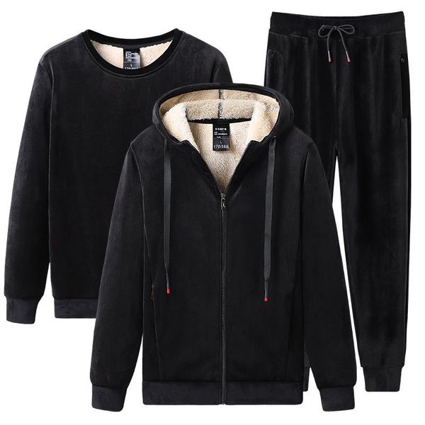 men's tracksuits men sets high street vintage hoodies sweatshirt and jogging trousers warm fall winter pants 3 pieces set tracksuit, Gray
men's tracksuits men sets high street vintage hoodies sweatshirt and jogging trousers warm fall winter pants 3 pieces set tracksuit, Gray