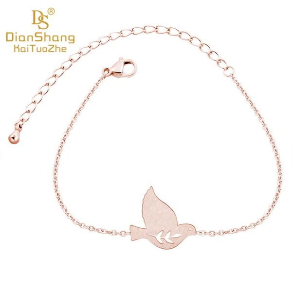 charm bracelets sjb148 peace pigeon bird girls & bangles silver color stainless steel pulseras mujer wedding year gifts, Golden;silver
charm bracelets sjb148 peace pigeon bird girls & bangles silver color stainless steel pulseras mujer wedding year gifts, Golden;silver