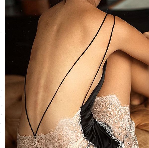temptation modis lace women sleepwear hollow nightgown sling deep v neck satin cross beauty back gecelik home service, Black;red
temptation modis lace women sleepwear hollow nightgown sling deep v neck satin cross beauty back gecelik home service, Black;red