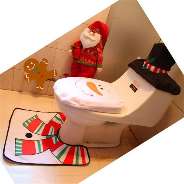 christmas closestool cover mat santa claus toilet seat lid tissue set for household bathroom accessories bath mats
christmas closestool cover mat santa claus toilet seat lid tissue set for household bathroom accessories bath mats