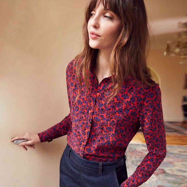 blouses chic floral print shirt autumn casual long sleeve button up elegant blouse vintage women shirts spring tunic ows1, White
blouses chic floral print shirt autumn casual long sleeve button up elegant blouse vintage women shirts spring tunic ows1, White