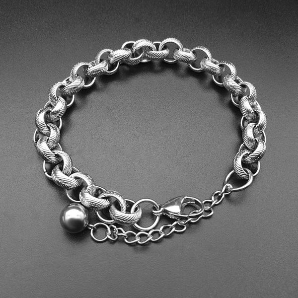 link, chain bracelets mens stainless steel bracelet on hand hip hop charm round beads gifts for male accessories wholesale, Black
link, chain bracelets mens stainless steel bracelet on hand hip hop charm round beads gifts for male accessories wholesale, Black
