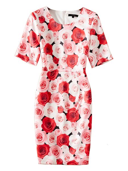 Casual Dresses Pink flower female impression hemmed dress around neck short sleeve party dresses 6KPV, Black;gray
Casual Dresses Pink flower female impression hemmed dress around neck short sleeve party dresses 6KPV, Black;gray