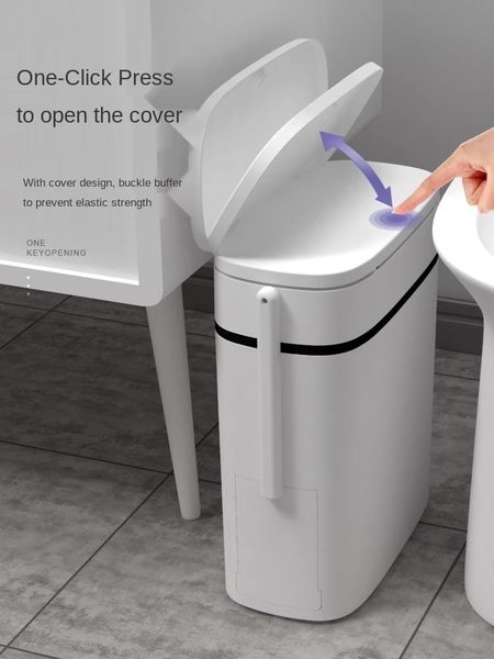 bath accessory set 14l smart trash can bathroom zero waste bin one key garbage bag holder in the kitchen w/ brush for toilet narrow seam
bath accessory set 14l smart trash can bathroom zero waste bin one key garbage bag holder in the kitchen w/ brush for toilet narrow seam