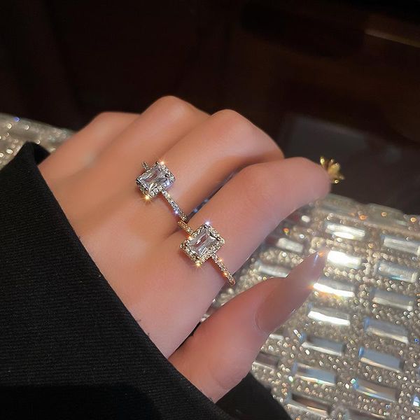 wedding rings noble rhinestone zircon opening elegant simple personality ring for women jewelry engagement gifts, Slivery;golden
wedding rings noble rhinestone zircon opening elegant simple personality ring for women jewelry engagement gifts, Slivery;golden