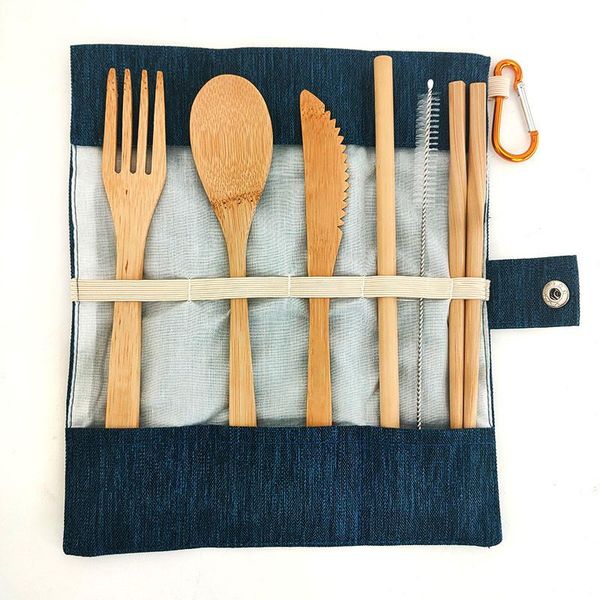 dinnerware sets bamboo travel cutlery set fork knife spoon chopsticks straw portable carrying bag with carabiner wooden utensil
dinnerware sets bamboo travel cutlery set fork knife spoon chopsticks straw portable carrying bag with carabiner wooden utensil