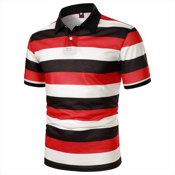 summer classic striped quality shirt men polos comfortable breathable cotton short sleeved business lapel, White;black
summer classic striped quality shirt men polos comfortable breathable cotton short sleeved business lapel, White;black