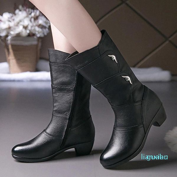 wdhkun rubber boots for women black pu leather women's shoes mid-calf boots non slip design spring winter shoes
wdhkun rubber boots for women black pu leather women's shoes mid-calf boots non slip design spring winter shoes