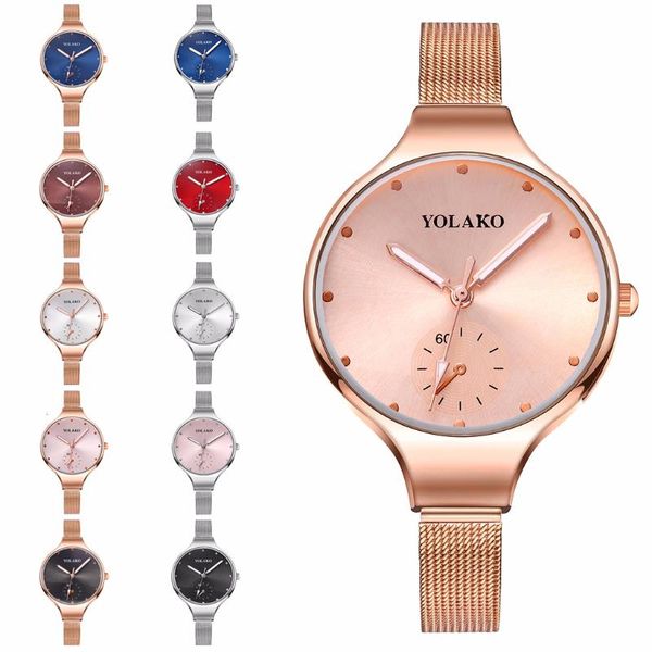 ladies dress watch rose gold casual diamond female montre wrist watches steel mesh fashion women clock luxury wristwatches, Slivery;brown
ladies dress watch rose gold casual diamond female montre wrist watches steel mesh fashion women clock luxury wristwatches, Slivery;brown