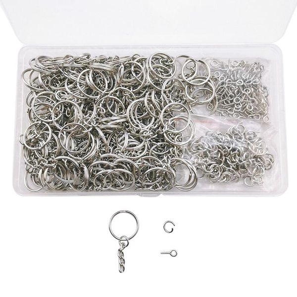 keychains 450pcs key chain rings kit, including 150pcs keychain with and jump ring screw eye pins, Silver
keychains 450pcs key chain rings kit, including 150pcs keychain with and jump ring screw eye pins, Silver