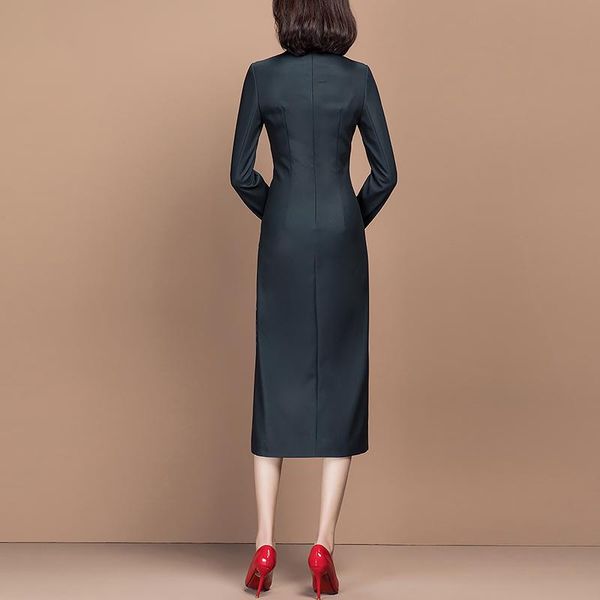 casual dresses spring 2021 fashion long sleeve patchwork floral dress for women, Black;gray
casual dresses spring 2021 fashion long sleeve patchwork floral dress for women, Black;gray