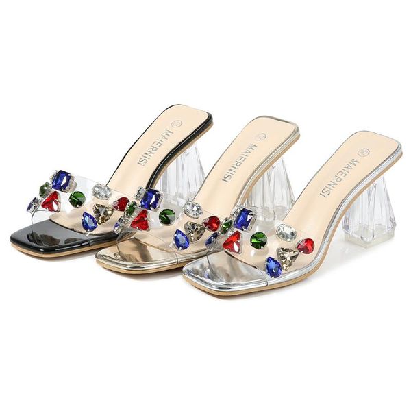 dress shoes high heel sandals woman transparent waterproof ladies crystal super heels, Black
dress shoes high heel sandals woman transparent waterproof ladies crystal super heels, Black