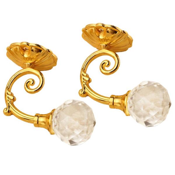 pair european crystal ball curtain hanger tie back hooks holder with screws tool silver/gold color & drapes
pair european crystal ball curtain hanger tie back hooks holder with screws tool silver/gold color & drapes