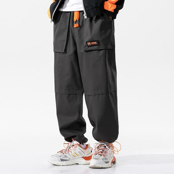 men's pants japanese style men cargo fashion cotton loose straight hip hop harem streetwear male multi-pockets joggers trousers, Black
men's pants japanese style men cargo fashion cotton loose straight hip hop harem streetwear male multi-pockets joggers trousers, Black
