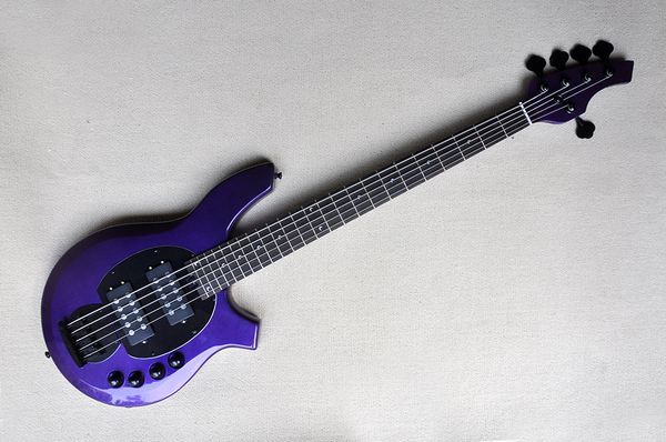 factory custom metal purple 5-string electric bass guitar,24 frets,black hardwares,rosewood fretboard,offer customized
factory custom metal purple 5-string electric bass guitar,24 frets,black hardwares,rosewood fretboard,offer customized