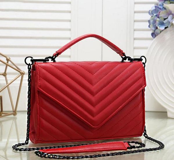 2021 designer women's leather bag handbags LOULOU chain bags high quality quilted messenger bag03, Red
2021 designer women's leather bag handbags LOULOU chain bags high quality quilted messenger bag03, Red