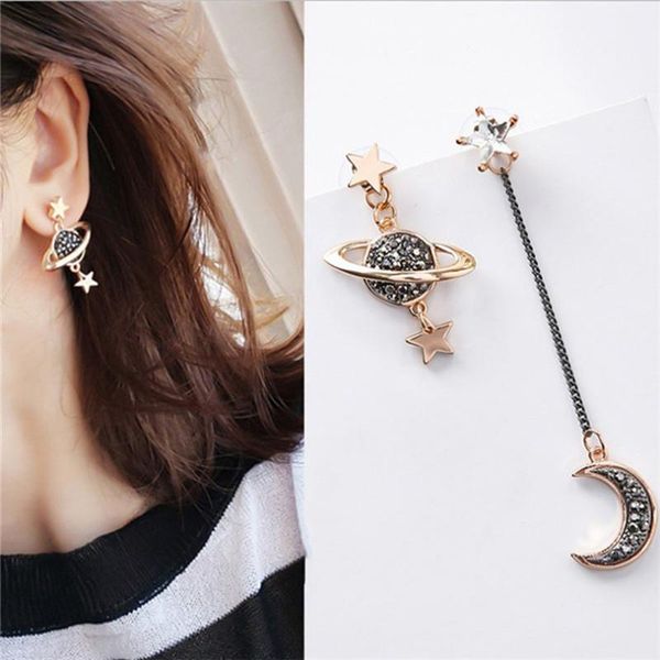 design asymmetric earrings for women trendy bijoux rhinestone moon star planet pendientes christmas gifts dangle & chandelier, Silver
design asymmetric earrings for women trendy bijoux rhinestone moon star planet pendientes christmas gifts dangle & chandelier, Silver