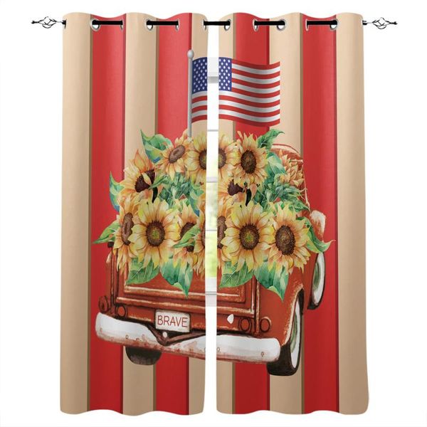 independence day truck sunflower window curtains home decor living room kitchen drapes panel for bedroom curtain &
independence day truck sunflower window curtains home decor living room kitchen drapes panel for bedroom curtain &