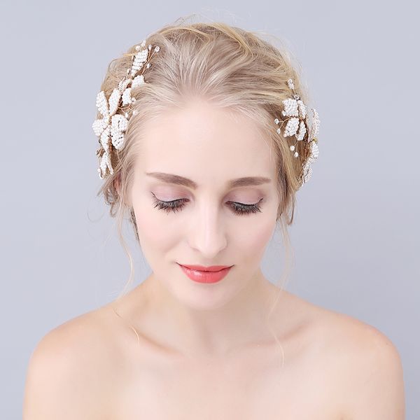 o901 luxurious weddding bridal handmade headpiece electroplated alloy pearl-leaves crystal rhinestone marriage bride hair comb, Silver
o901 luxurious weddding bridal handmade headpiece electroplated alloy pearl-leaves crystal rhinestone marriage bride hair comb, Silver