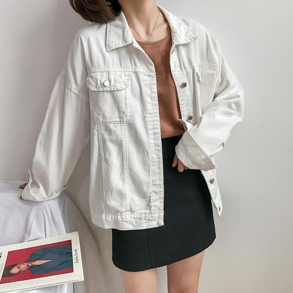 wholesales 4 color jeans jacket women loose denim femme 2021 elegant preppy style bomber basic coats (f6270) women's jackets, Black;brown
wholesales 4 color jeans jacket women loose denim femme 2021 elegant preppy style bomber basic coats (f6270) women's jackets, Black;brown
