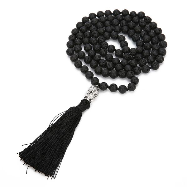 2018 bohemian lava rock long tassel necklace diffuser essential oil black natural stone buddha beads sweater chain for women fashion jewelry, Silver
2018 bohemian lava rock long tassel necklace diffuser essential oil black natural stone buddha beads sweater chain for women fashion jewelry, Silver