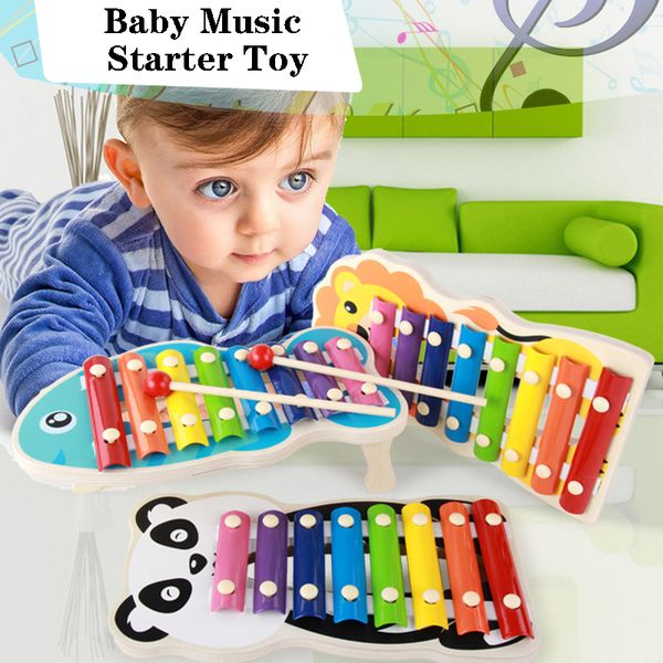 Cartoon Xylophone Toys Childrens Educational Toy Kids Cute Animal Wooden Eight-Notes Frame Style Xylophone Baby Musical Toys
Cartoon Xylophone Toys Childrens Educational Toy Kids Cute Animal Wooden Eight-Notes Frame Style Xylophone Baby Musical Toys
