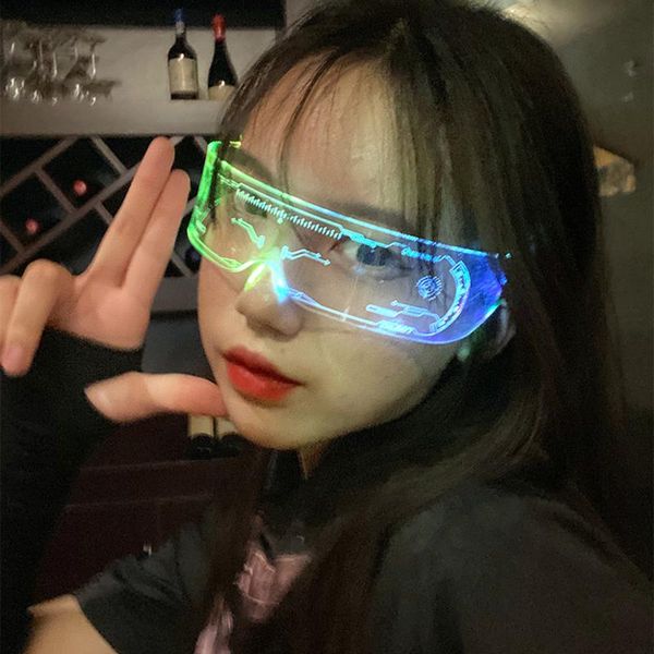 party decoration fullcolor glowing led glasses glow props luminous light up eyeglasses for rave costume halloween
party decoration fullcolor glowing led glasses glow props luminous light up eyeglasses for rave costume halloween