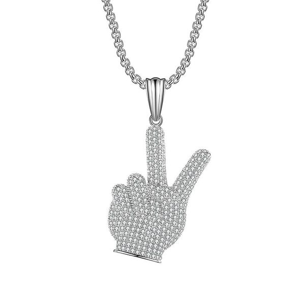 pendant necklaces street hip hop style personality necklace jewelry "yes" dance copper zircon wedding gift, Silver
pendant necklaces street hip hop style personality necklace jewelry "yes" dance copper zircon wedding gift, Silver